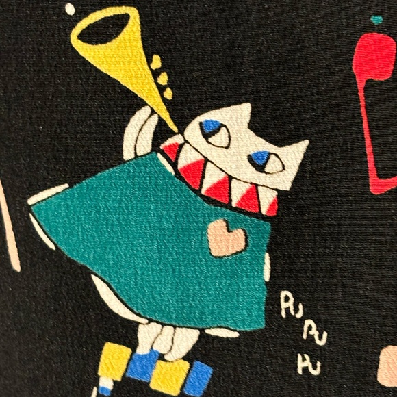 Cat lovers! Nana sound whimsical dress. Pre-loved. Size medium. Meow - Picture 9 of 10